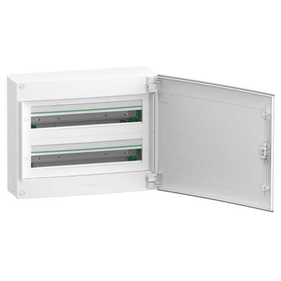 Навісний щит Schneider Electric PrismaSeT XS LVSXQ224 2 ряди 48М білі двері