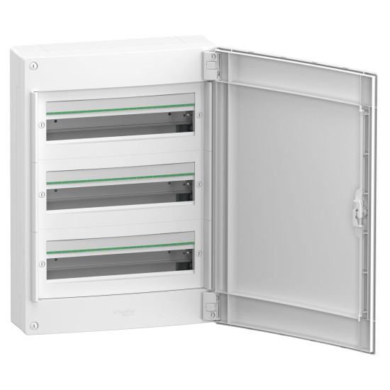 Навісний щит Schneider Electric PrismaSeT XS LVSXQ318 3 ряди 54М білі двері