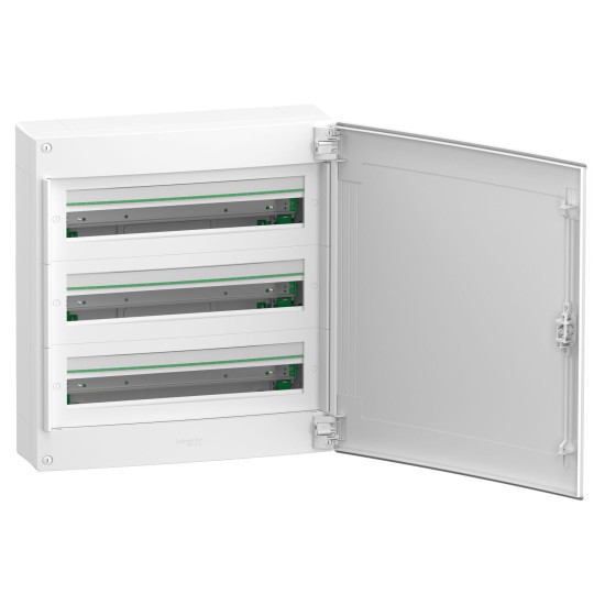 Навісний щит Schneider Electric PrismaSeT XS LVSXQ324 3 ряди 72М білі двері