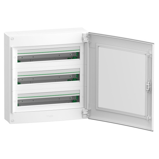 Навісний щит Schneider Electric PrismaSeT XS LVSXR324 3 ряди 72М прозорі двері