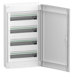 Навісний щит Schneider Electric PrismaSeT XS LVSXQ418 4 ряди 72М білі двері