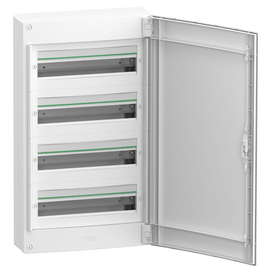 Навісний щит Schneider Electric PrismaSeT XS LVSXQ418 4 ряди 72М білі двері