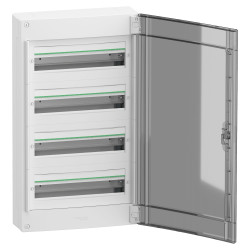 Навісний щит Schneider Electric PrismaSeT XS LVSXR418 4 ряди 72М димчасті двері