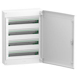 Навісний щит Schneider Electric PrismaSeT XS LVSXQ424 4 ряди 96М білі двері