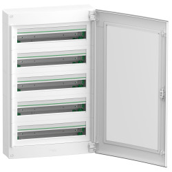 Навісний щит Schneider Electric PrismaSeT XS LVSXR524 5 рядів 120М прозорі двері