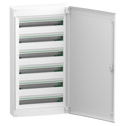 Навісний щит Schneider Electric PrismaSeT XS LVSXQ624 6 рядів 144М білі двері
