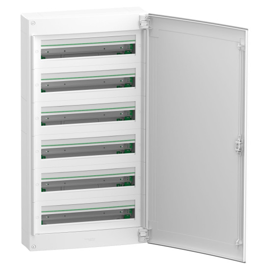 Навісний щит Schneider Electric PrismaSeT XS LVSXQ624 6 рядів 144М білі двері