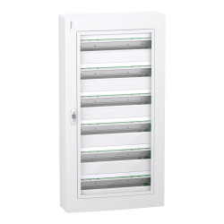 Навісний щит Schneider Electric PrismaSeT XS LVSXR624 6 рядів 144М прозорі двері
