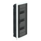 Врізний щит Schneider Electric PrismaSeT XS LVSXP313 3 ряди 39М димчасті двері