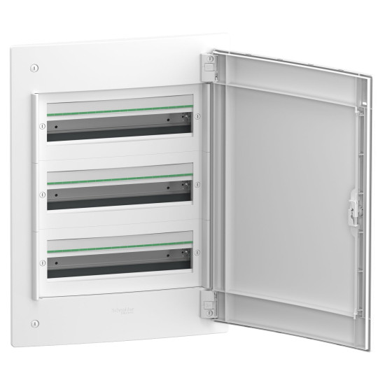 Врізний щит Schneider Electric PrismaSeT XS LVSXN318 3 ряди 54М білі двері