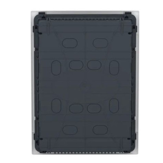 Врізний щит Schneider Electric PrismaSeT XS LVSXN318 3 ряди 54М білі двері
