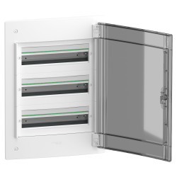 Врізний щит Schneider Electric PrismaSeT XS LVSXP318 3 ряди 54М димчасті двері