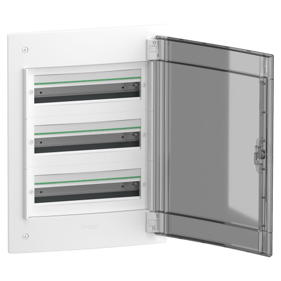 Врізний щит Schneider Electric PrismaSeT XS LVSXP318 3 ряди 54М димчасті двері