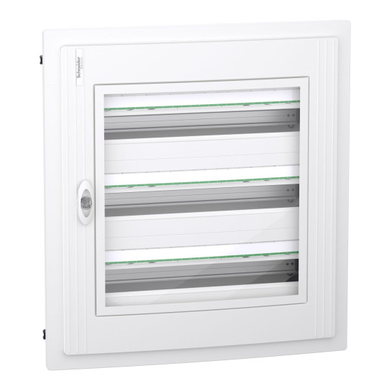 Врізний щит Schneider Electric PrismaSeT XS LVSXP324 3 ряди 72М прозорі двері