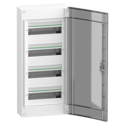 Врізний щит Schneider Electric PrismaSeT XS LVSXP413 4 ряди 52М димчасті двері