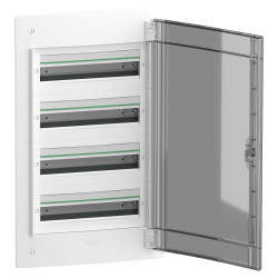 Врізний щит Schneider Electric PrismaSeT XS LVSXP418 4 ряди 72М димчасті двері