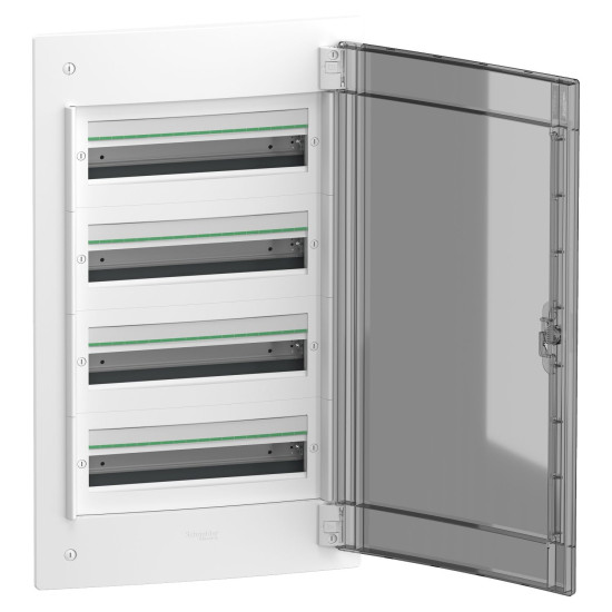 Врізний щит Schneider Electric PrismaSeT XS LVSXP418 4 ряди 72М димчасті двері