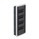 Врізний щит Schneider Electric PrismaSeT XS LVSXP418 4 ряди 72М димчасті двері