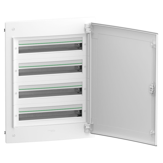 Врізний щит Schneider Electric PrismaSeT XS LVSXN424 4 ряди 96М білі двері