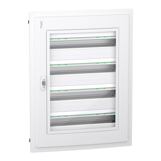 Врізний щит Schneider Electric PrismaSeT XS LVSXP424 4 ряди 96М прозорі двері