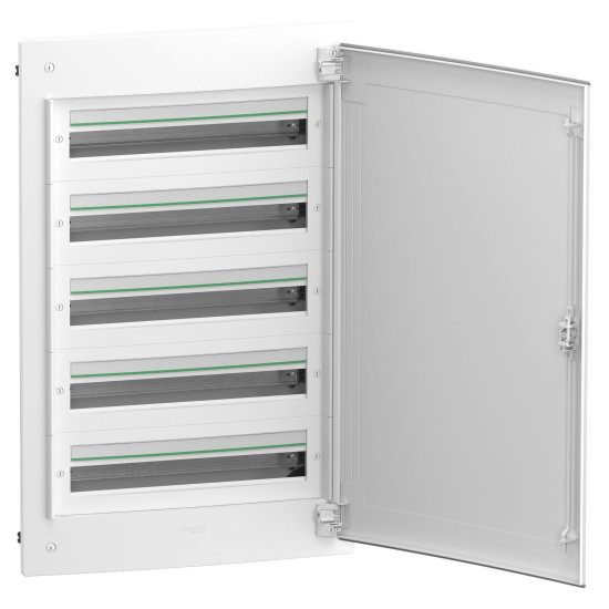 Врізний щит Schneider Electric PrismaSeT XS LVSXN524 5 рядів 120М білі двері