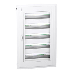 Врізний щит Schneider Electric PrismaSeT XS LVSXP524 5 рядів 120М прозорі двері