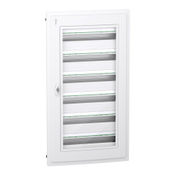 Врізний щит Schneider Electric PrismaSeT XS LVSXP624 6 рядів 144М прозорі двері