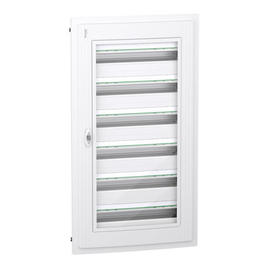 Врізний щит Schneider Electric PrismaSeT XS LVSXP624 6 рядів 144М прозорі двері