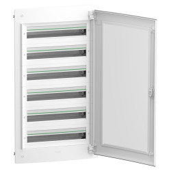 Врізний щит Schneider Electric PrismaSeT XS LVSXP624 6 рядів 144М прозорі двері