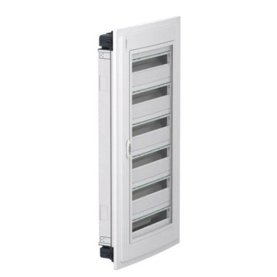 Врізний щит Schneider Electric PrismaSeT XS LVSXP624 6 рядів 144М прозорі двері