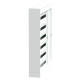 Щит навісний Schneider Electric PrismaSeT S LVSSD624 з розподільчим каналом 6 рядів 24 модулі