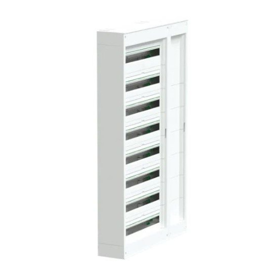 Щит навісний Schneider Electric PrismaSeT S LVSSD824 з розподільчим каналом 8 рядів 24 модулі