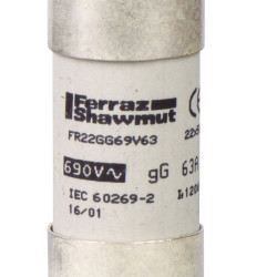 Запобіжник Schneider Electric DF2FN100 22х58 gG 100A