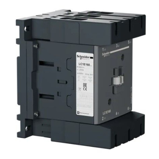 Контактор Schneider Electric LC1E160Q5 3Р Е 160А АС3 380В