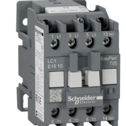 Контактор Schneider Electric LC1E1810F5 3Р Е 1NO 18А АС3 110В