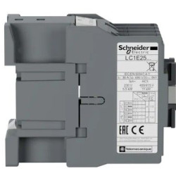 Контактор Schneider Electric LC1E2501F5 3Р Е 1NC 25А АС3 110В