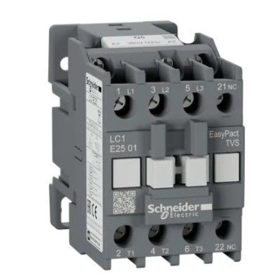Контактор Schneider Electric LC1E2501Q5 3Р Е 1NC 25А АС3 380В