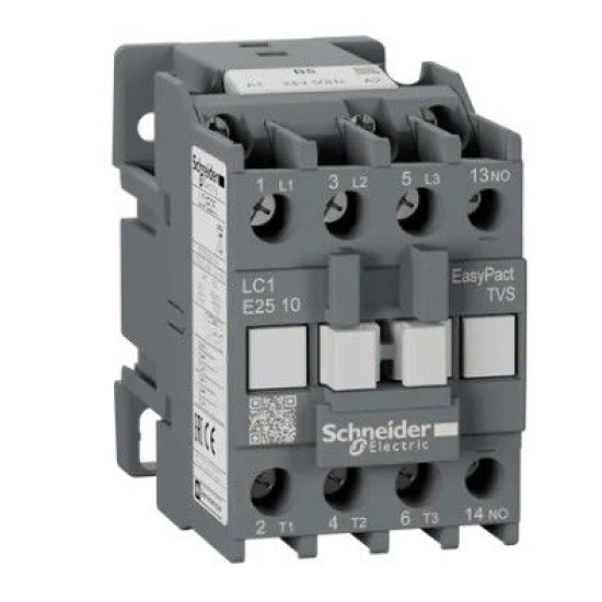 Контактор Schneider Electric LC1E2510B5 3Р Е 1NO 25А АС3 24В