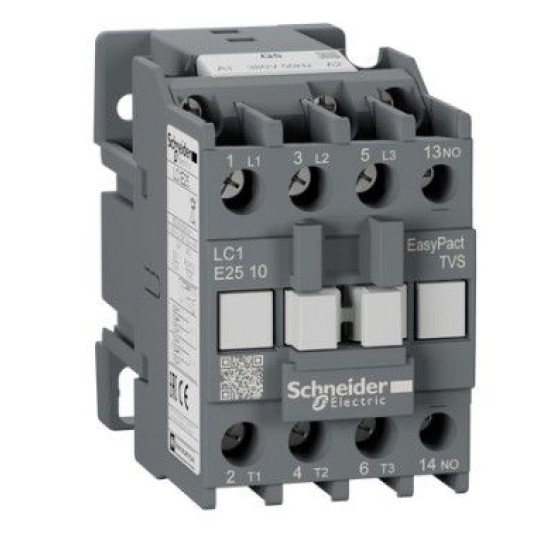 Контактор Schneider Electric LC1E2510Q5 3Р Е 1NO 25А АС3 380В