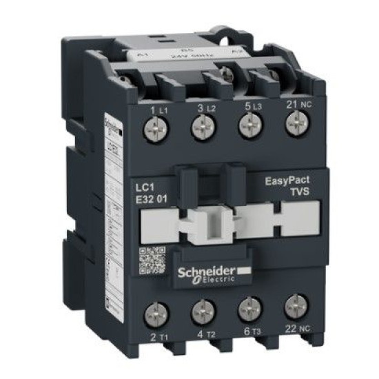 Контактор Schneider Electric LC1E3201B5 3Р Е 1NC 32А АС3 24В