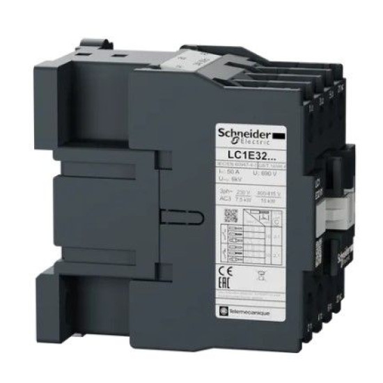 Контактор Schneider Electric LC1E3201B5 3Р Е 1NC 32А АС3 24В