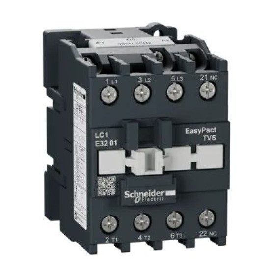Контактор Schneider Electric LC1E3201Q5 3Р Е 1NC 32А АС3 380В