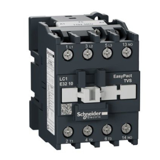 Контактор Schneider Electric LC1E3210F5 3Р Е 1NO 32А АС3 110В