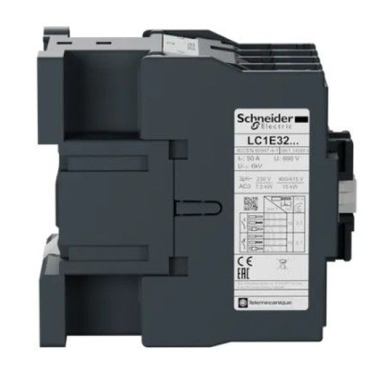 Контактор Schneider Electric LC1E3210Q5 3Р Е 1NO 32А АС3 380В