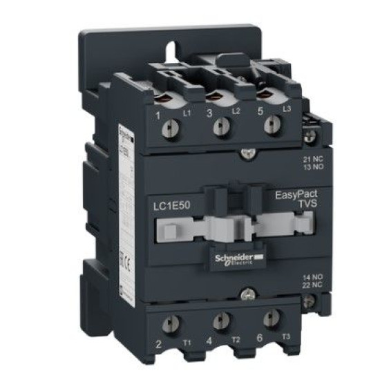 Контактор Schneider Electric LC1E50Q5 3Р Е 50А АС3 380В