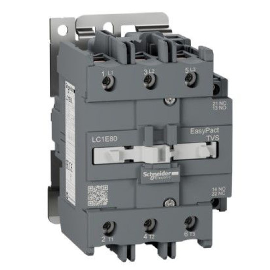 Контактор Schneider Electric LC1E80Q5 3Р Е 80А АС3 380В
