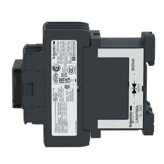 Контактор Schneider Electric LC1D25BD 3Р 25A НО+НЗ 24В обмежувач