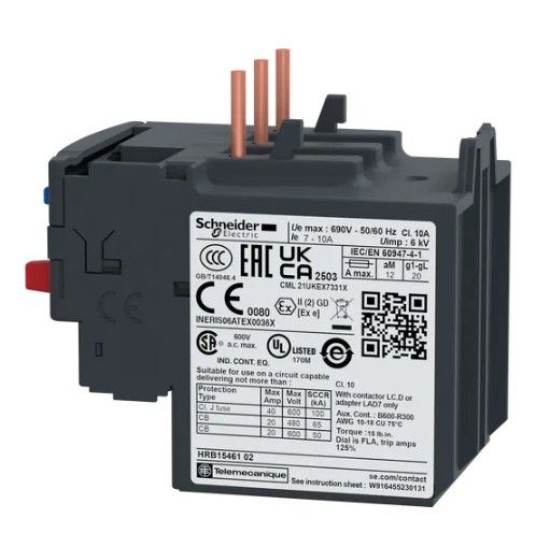 Теплове реле Schneider Electric LRD14 7-10А