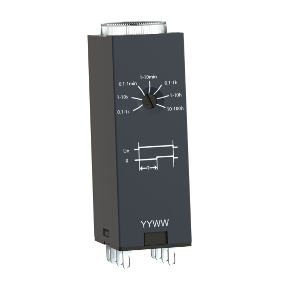 Мініатюрне реле часу Schneider Electric REXL2TMF7 2C/O 110В