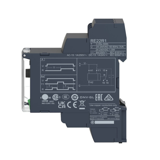 Імпульсне реле часу Schneider Electric RE22R1HMR